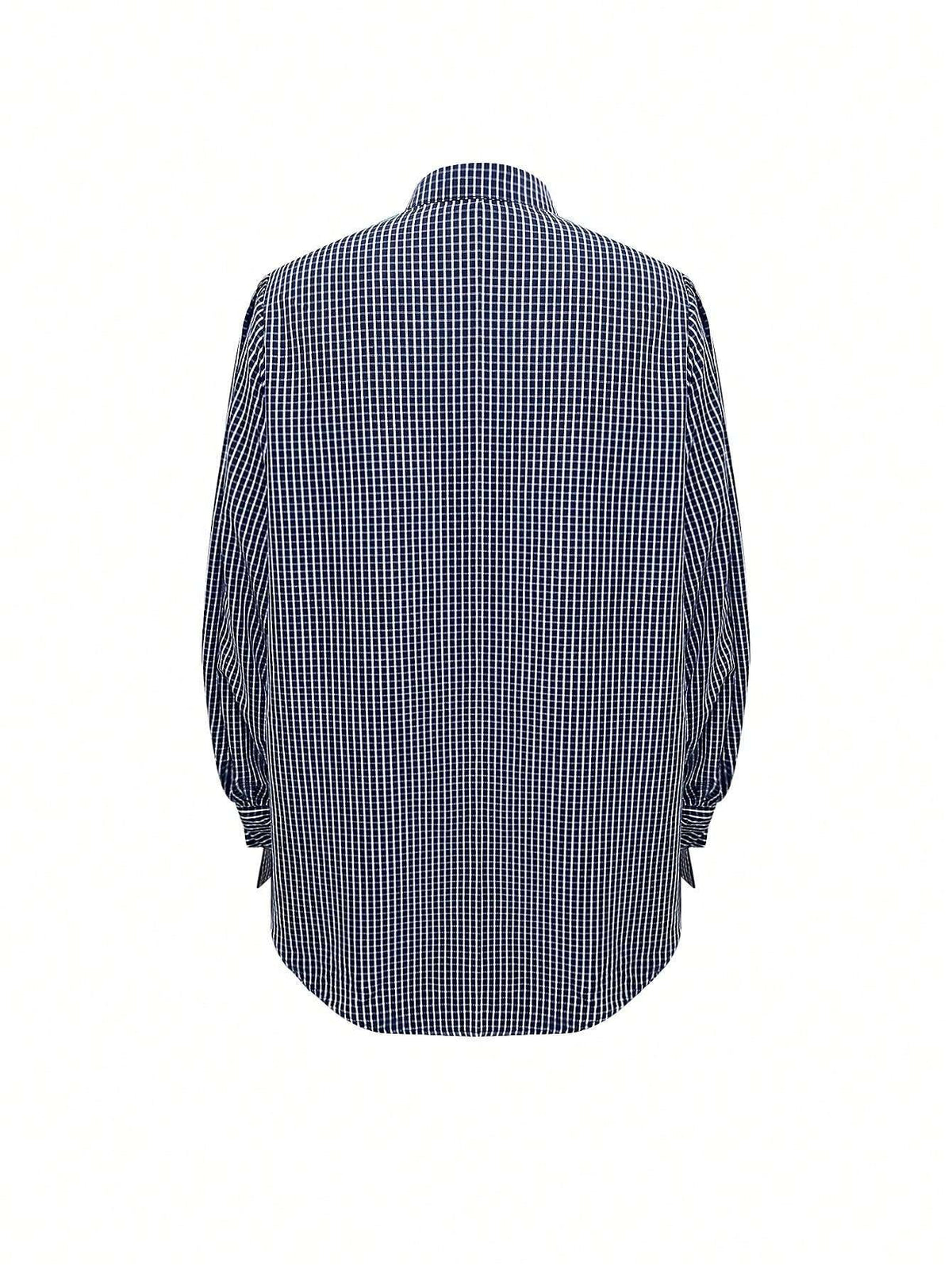 Blusa Feminina Manga Longa Longo Azul Escuro – Doce Malícia