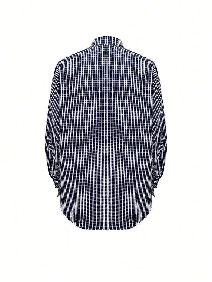 Blusa Feminina Manga Longa Longo Azul Escuro – Doce Malícia — Doce Malícia