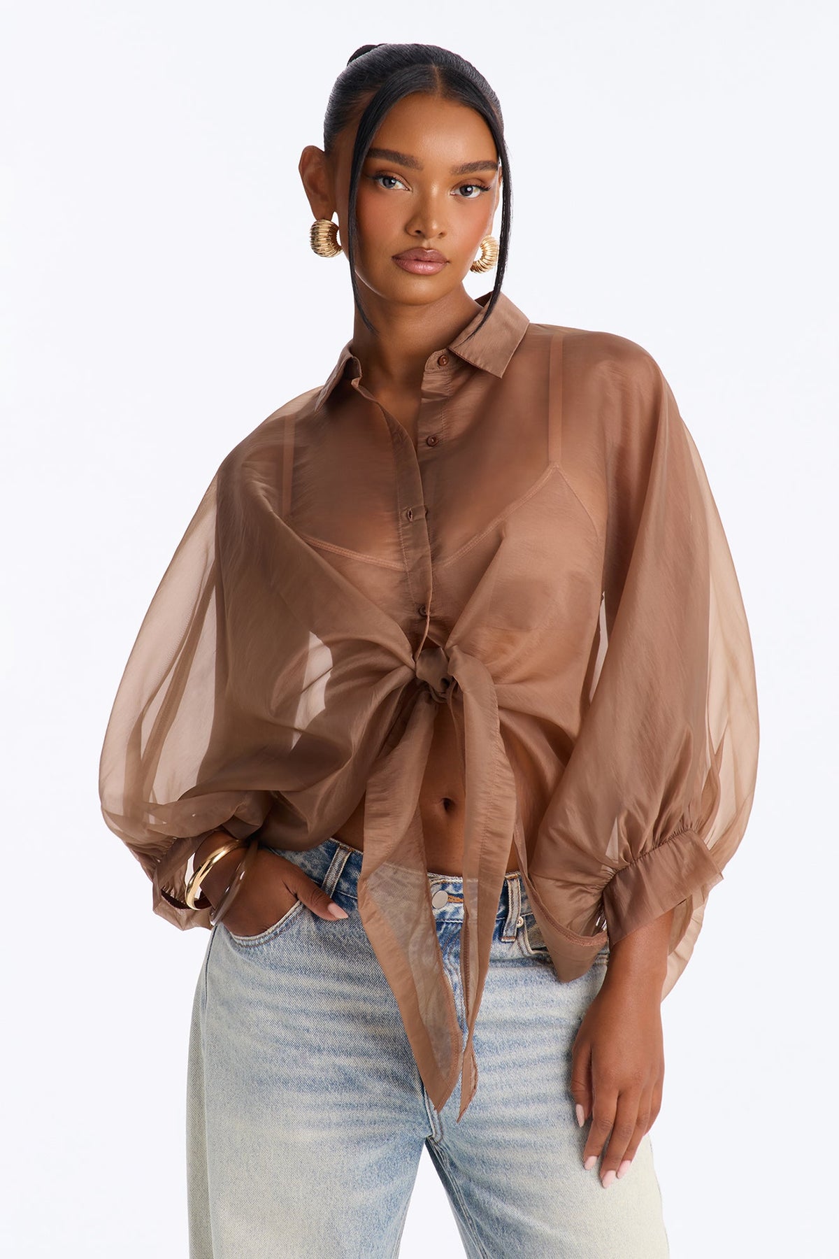 Blusa Feminina Marrom – Doce Malícia