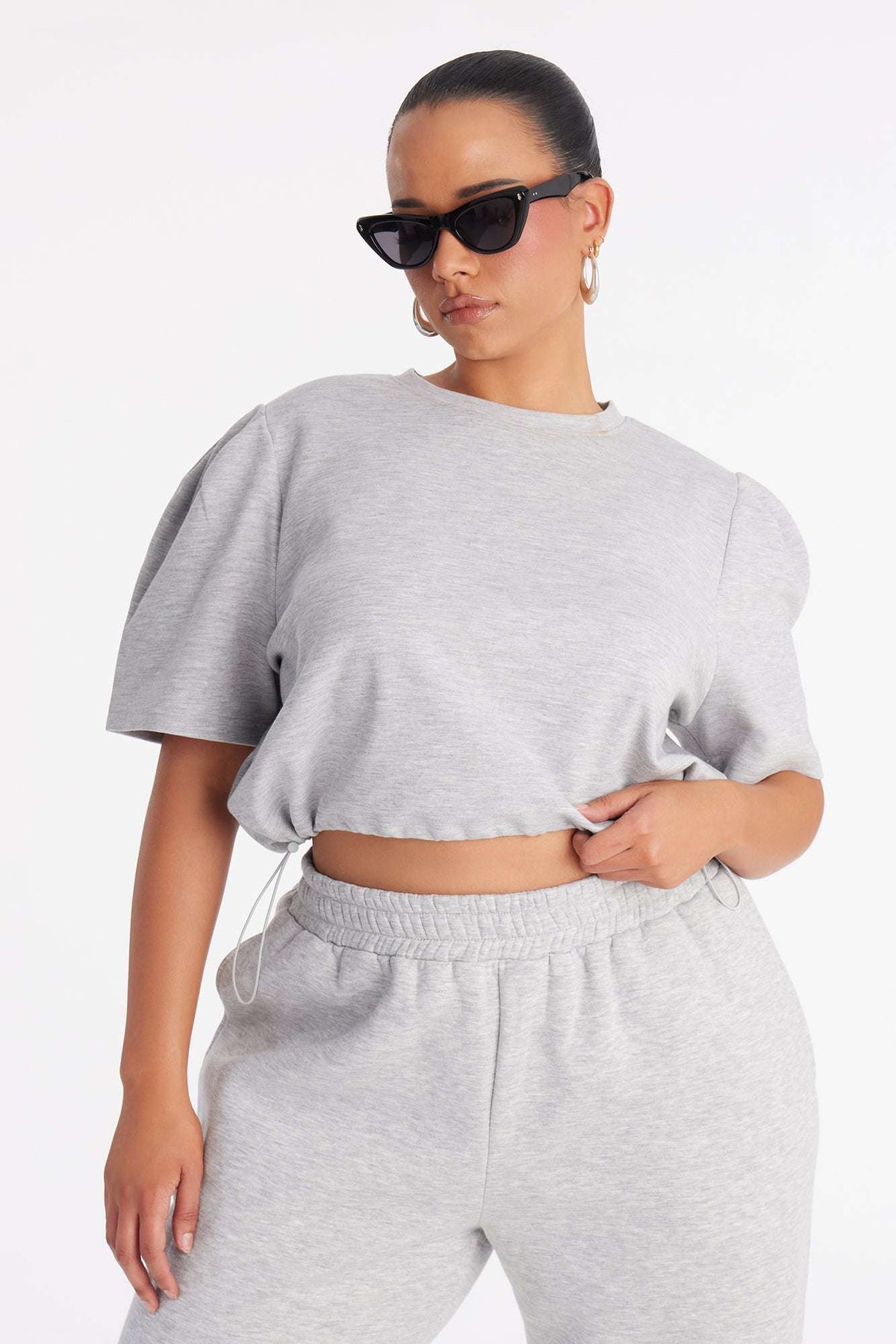 Blusa Feminina Pantalona Cinza – Doce Malícia