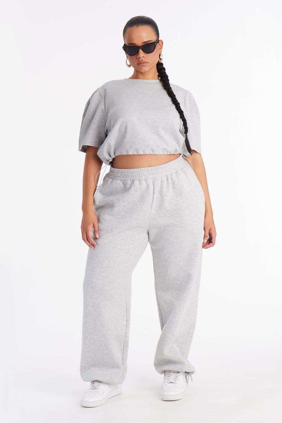 Blusa Feminina Pantalona Cinza – Doce Malícia