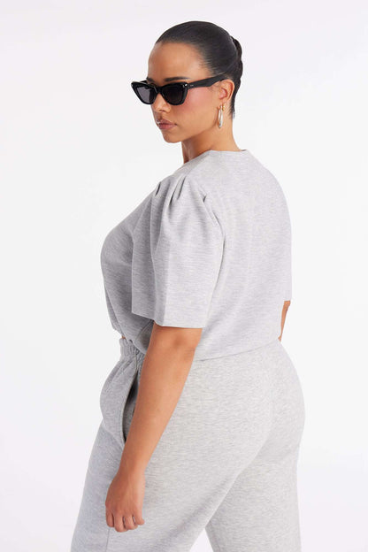 Blusa Feminina Pantalona Cinza – Doce Malícia