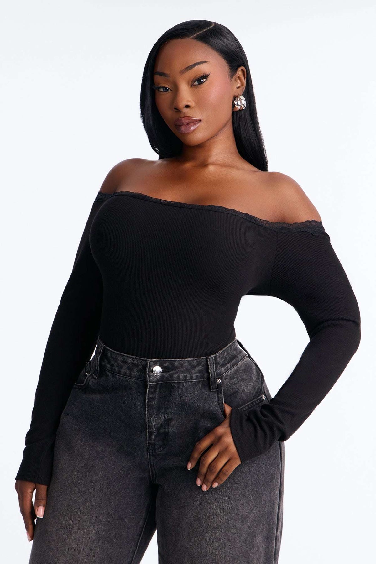 Blusa Feminina Renda Canelado Preto – Doce Malícia