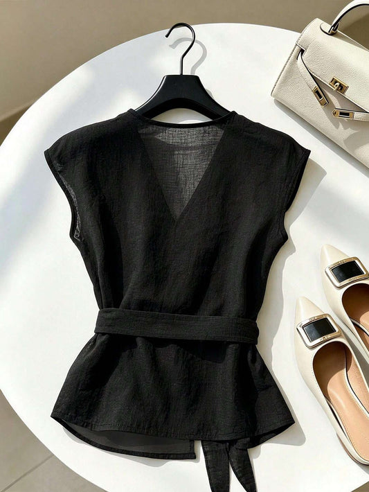 Blusa Feminina Renda Tule Preto – Doce Malícia