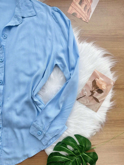 Blusa Feminina Camisa Rosa Chiclete – Doce Malícia