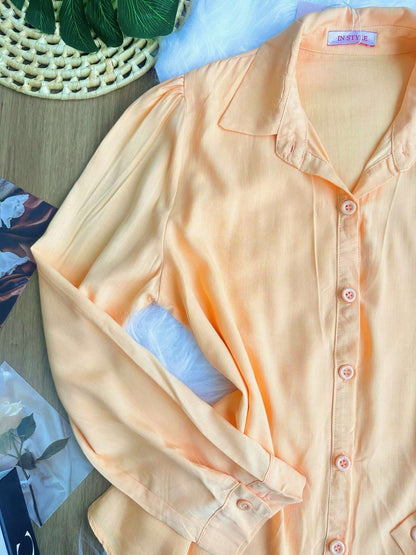 Blusa Feminina Camisa Rosa Chiclete – Doce Malícia