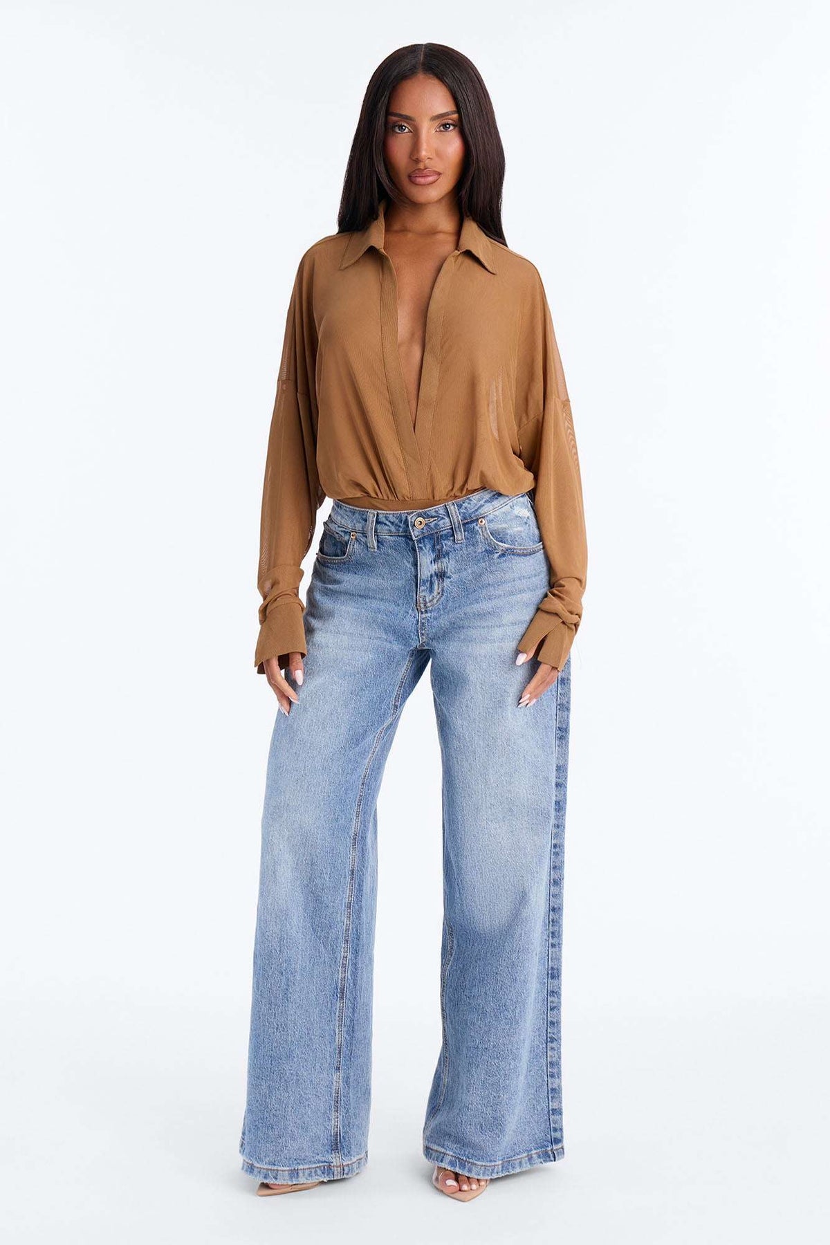 Blusa Feminina Tule Decote V – Doce Malícia