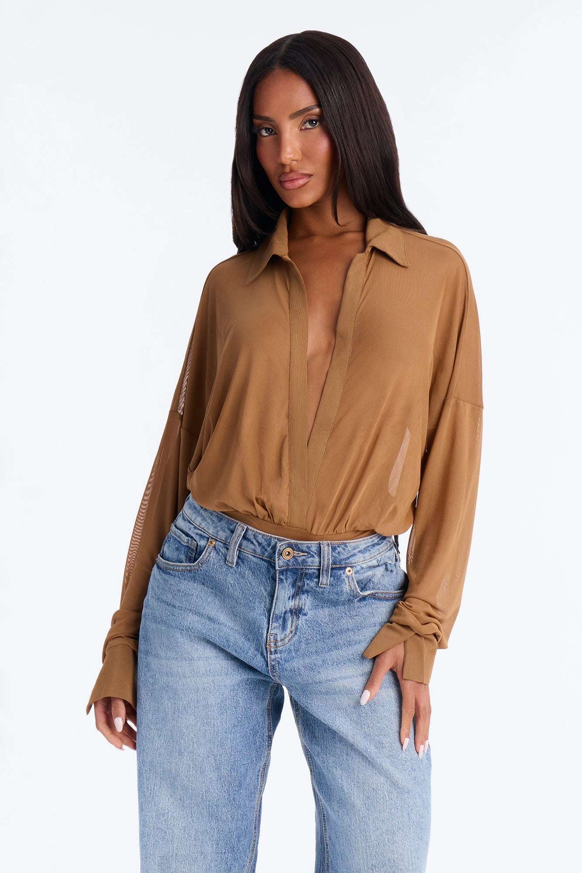 Blusa Feminina Tule Decote V – Doce Malícia