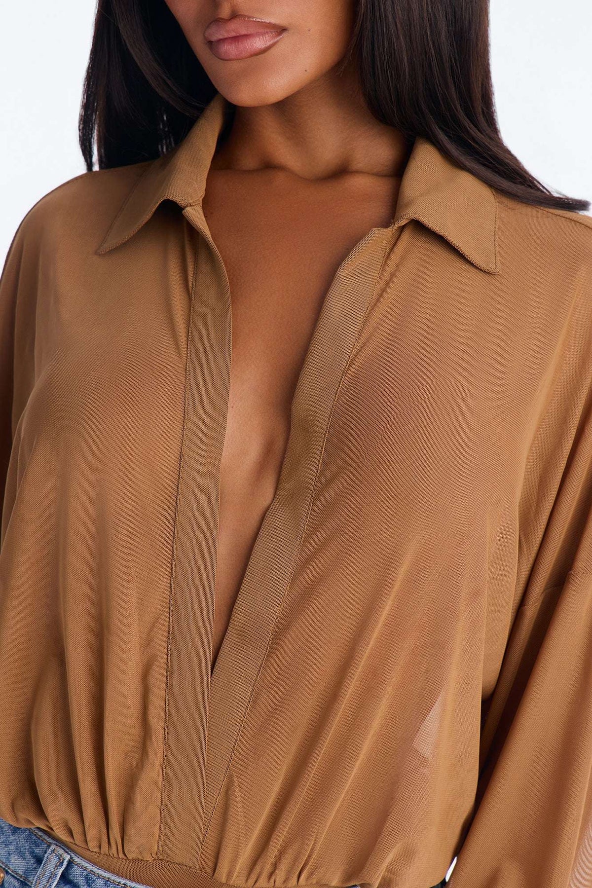 Blusa Feminina Tule Decote V – Doce Malícia