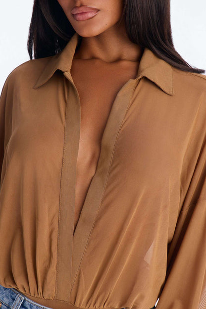 Blusa Feminina Tule Decote V – Doce Malícia