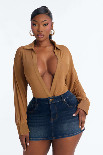 Blusa Feminina Tule Decote V – Doce Malícia