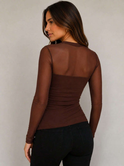 Blusa Feminina Tule Manga Longa – Doce Malícia