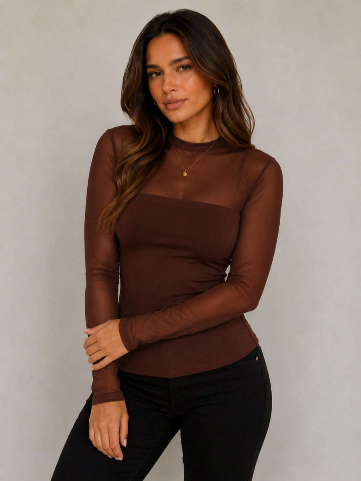 Blusa Feminina Tule Manga Longa – Doce Malícia