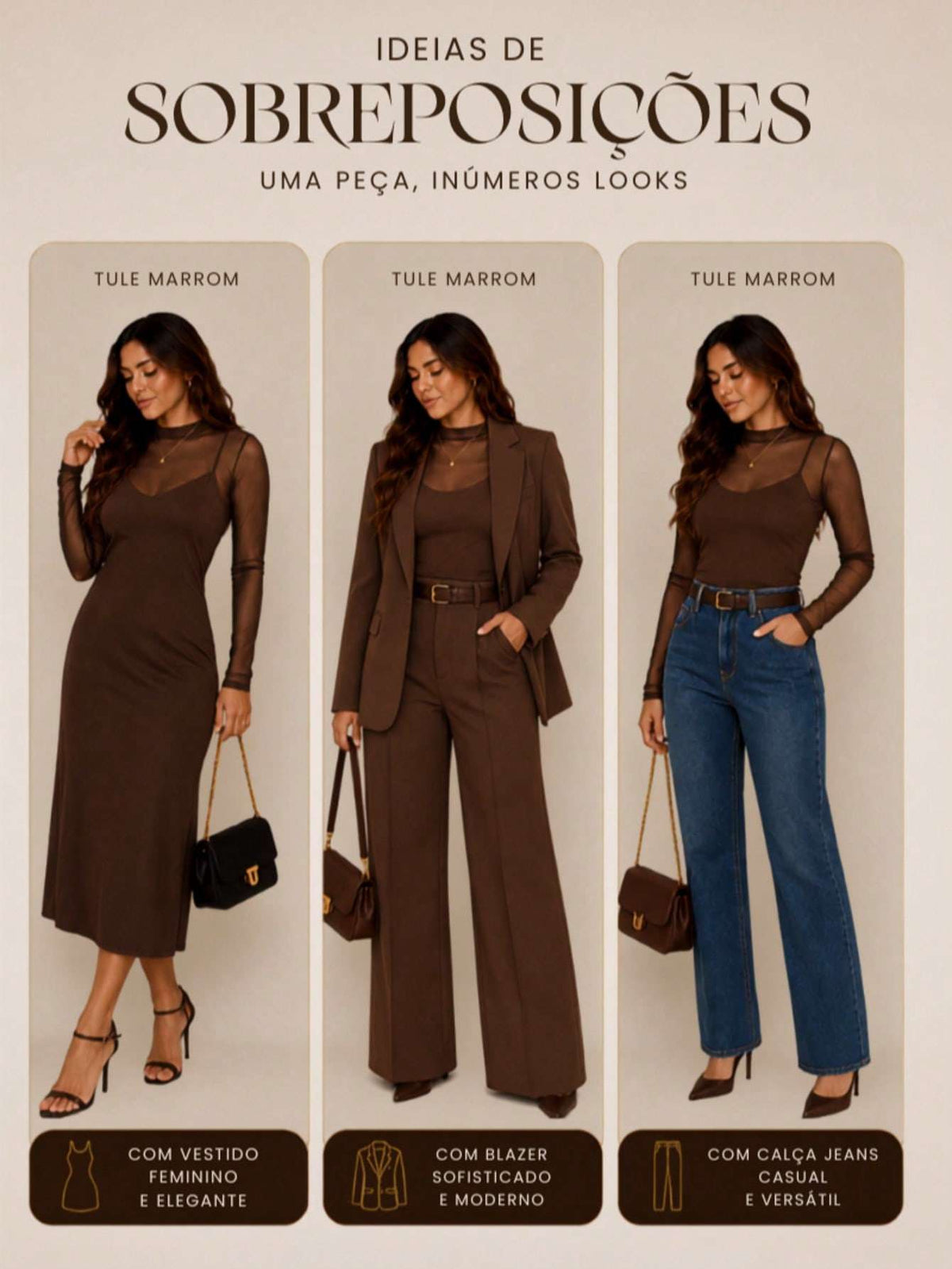 Blusa Feminina Tule Manga Longa – Doce Malícia