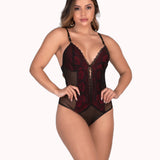 Body sensual em tule e renda – Doce Malícia