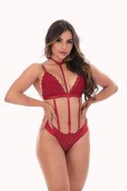Body sexy com gargantilha – Doce Malícia