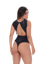 Body sexy em azul-Marinho – Doce Malícia