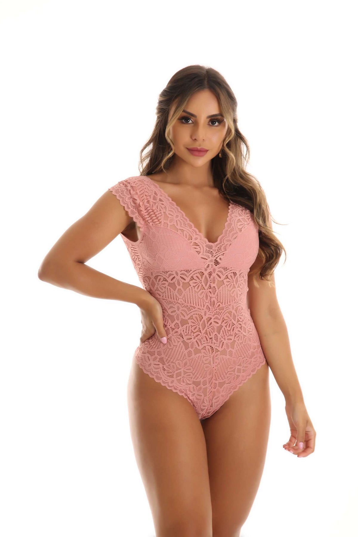 Body em renda em Branco – Doce Malícia