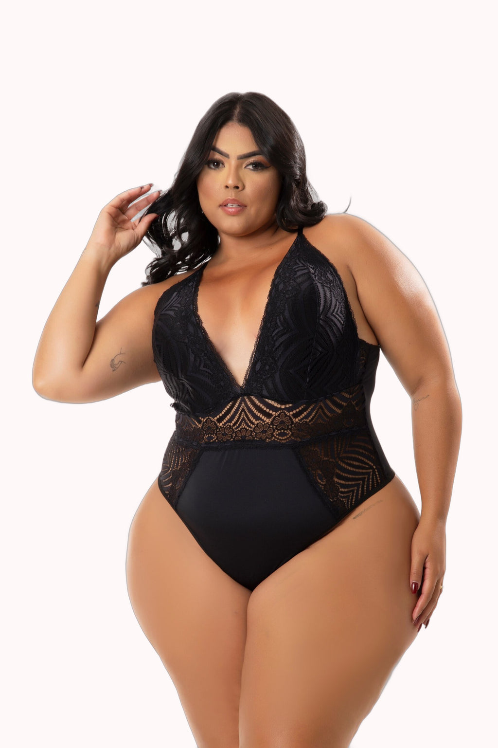 Body Feminino Plus Size Decotado – Doce Malícia