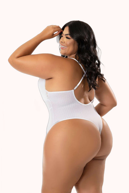 Body Plus Size Renda e Tule – Doce Malícia