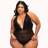 Body Plus Size Renda e Tule – Doce Malícia