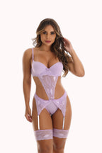 Body Sensual com Bojo e Renda – Doce Malícia