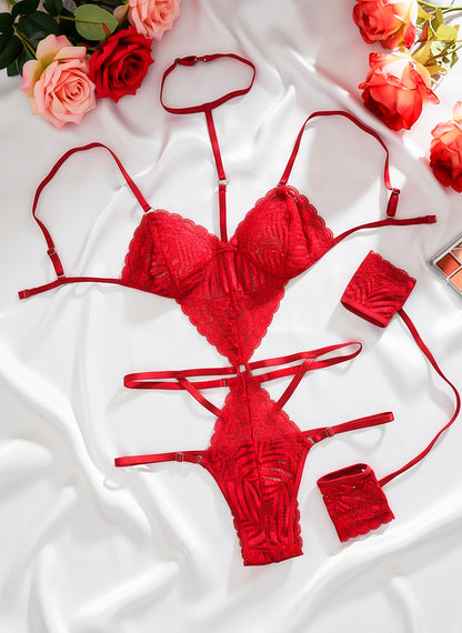 Body Sensual de Renda com em Pantera – Doce Malícia