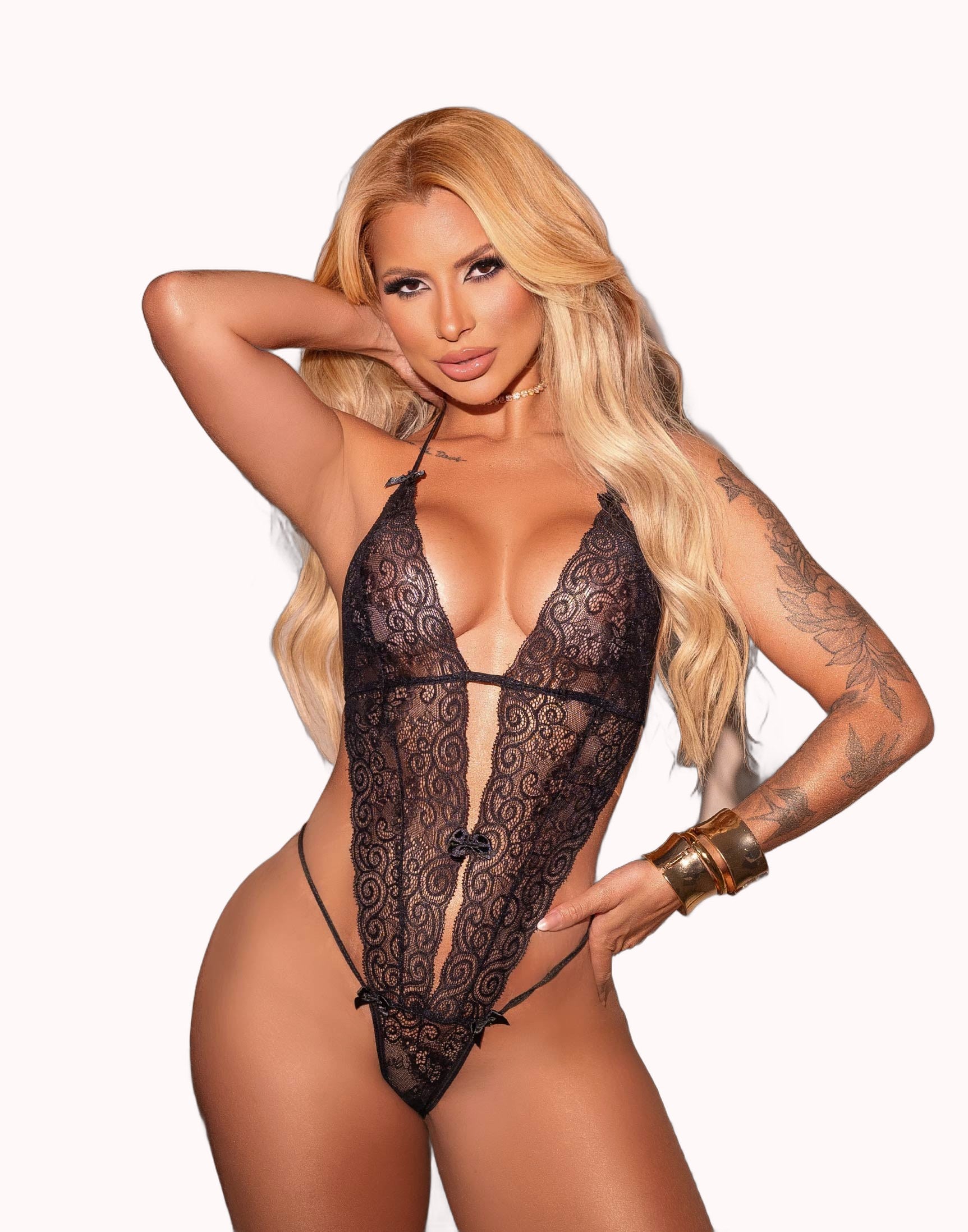 Body Sensual em Renda Vazada – Doce Malícia