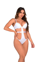 Body sexy com bojo em Branco – Doce Malícia