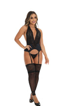 Body Sexy com Cinta Liga em Branco – Doce Malícia