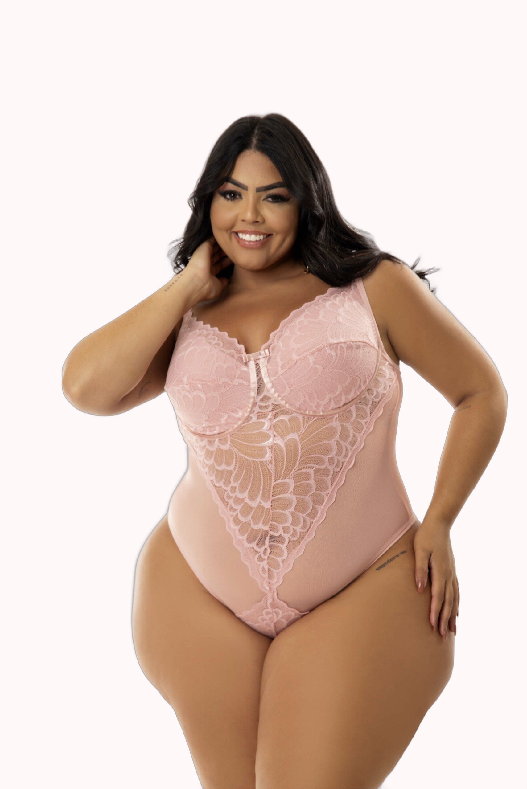 Body Sexy com Renda Plus Size – Doce Malícia