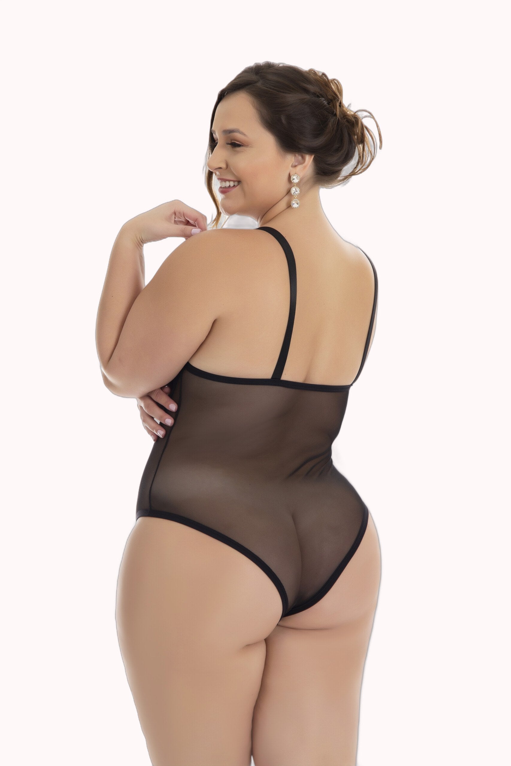 Body Sexy com Renda Plus Size – Doce Malícia
