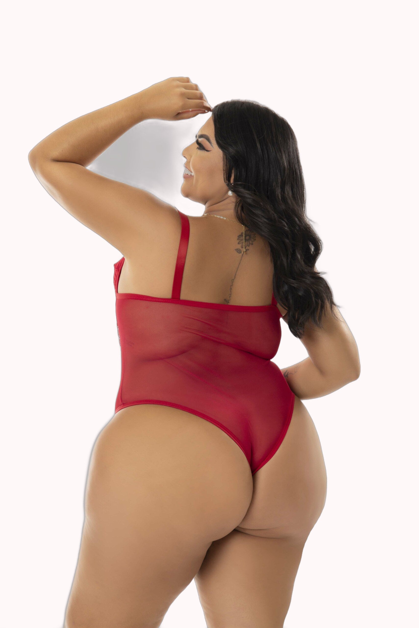 Body Sexy com Renda Plus Size – Doce Malícia
