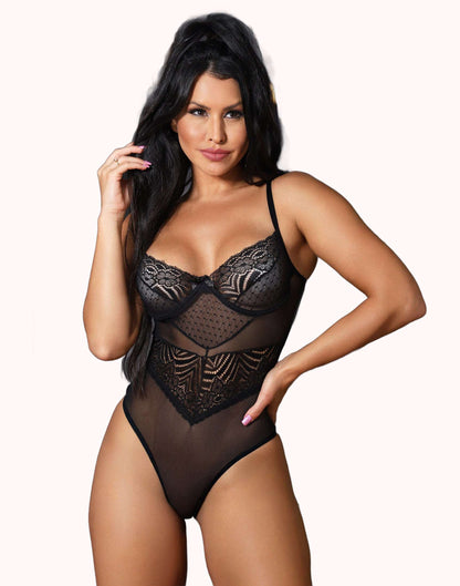 Body Sexy de Renda sem Bojo – Doce Malícia