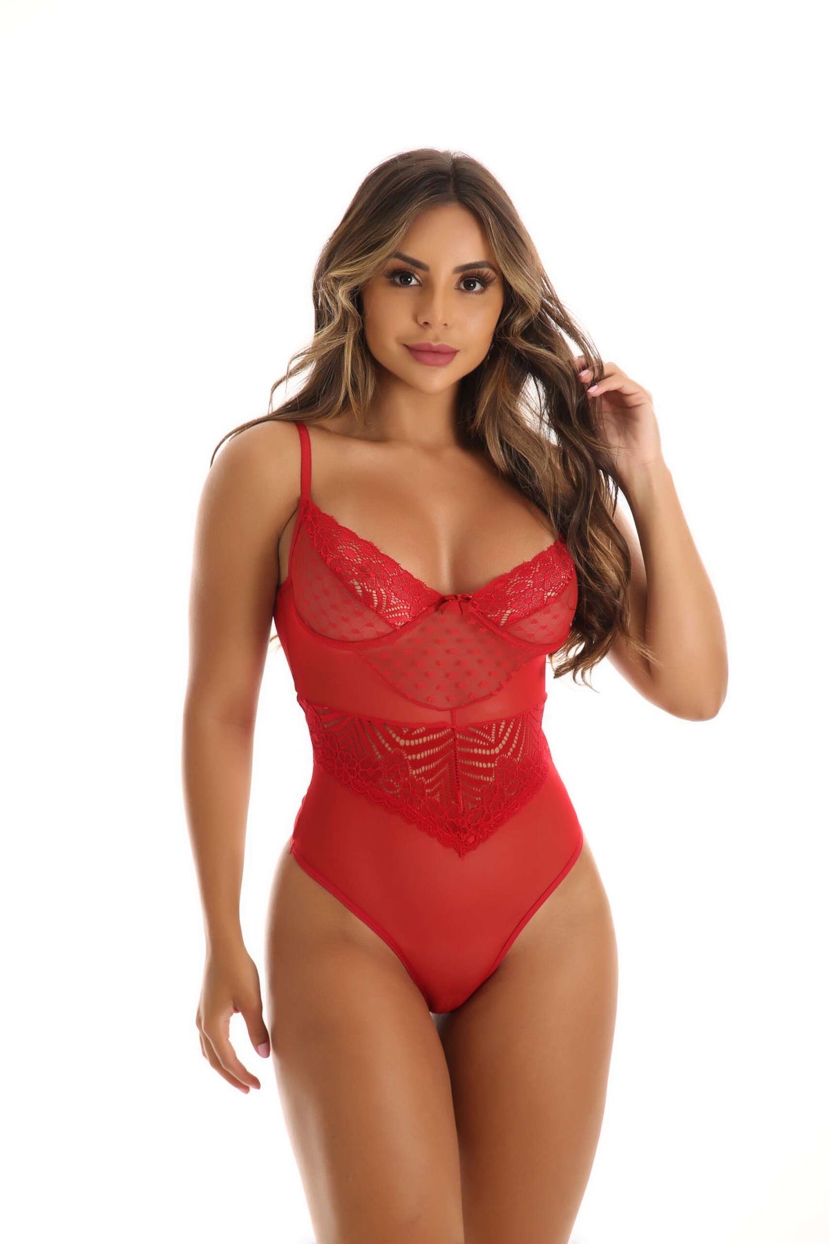 Body Sexy de Renda sem Bojo em Branco – Doce Malícia