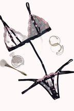 Body sensual em tule coração – Doce Malícia