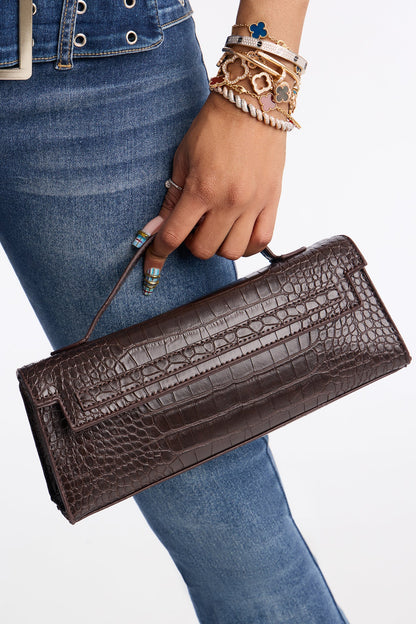 Bolsa de Festa Feminina Couro Clutch – Doce Malícia