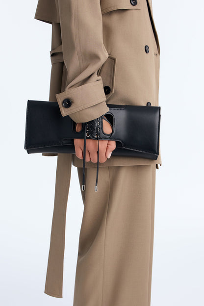 Bolsa de Festa Feminina Couro Clutch Renda – Doce Malícia