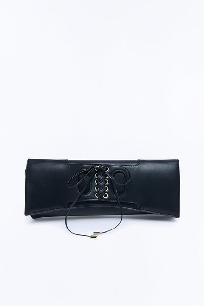 Bolsa de Festa Feminina Couro Clutch Renda – Doce Malícia