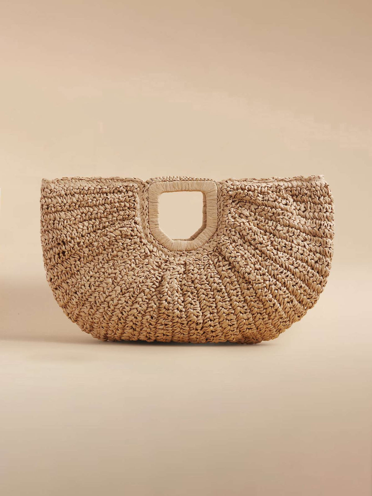 Bolsa Feminina Clutch Palha Caqui – Doce Malícia