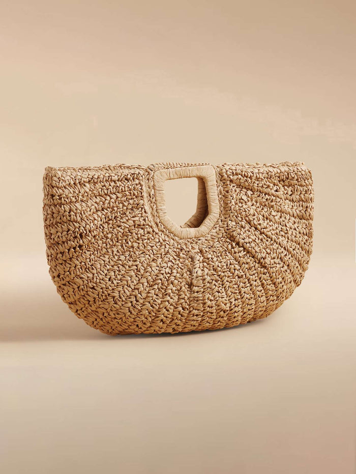 Bolsa Feminina Clutch Palha Caqui – Doce Malícia — Doce Malícia