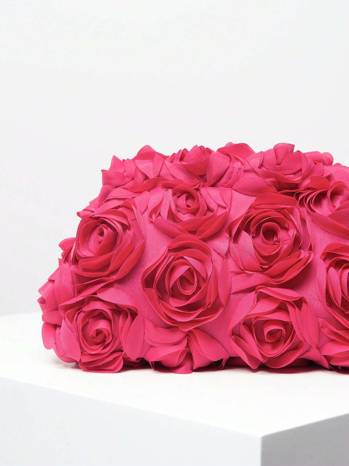 Bolsa Clutch de Festa Flores 3D Rosas – Doce Malícia