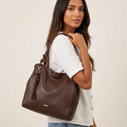 Bolsa Feminina de Ombro – Doce Malícia - Café