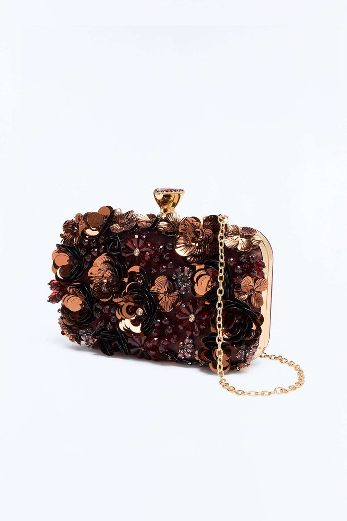 Bolsa Feminina Floral Marrom – Doce Malícia — Doce Malícia