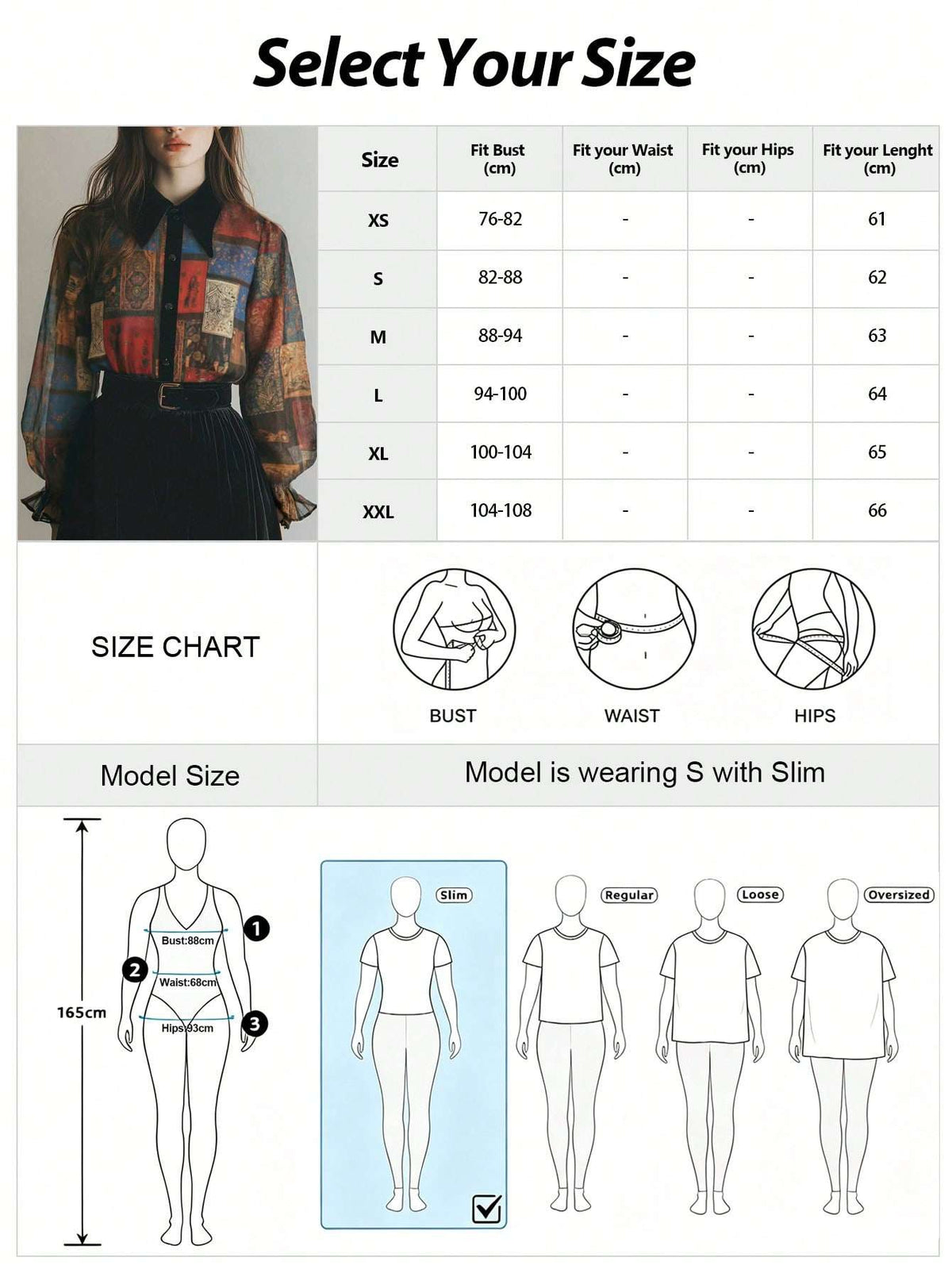 Camisa Feminina Chiffon Patchwork Estampada – Doce Malícia