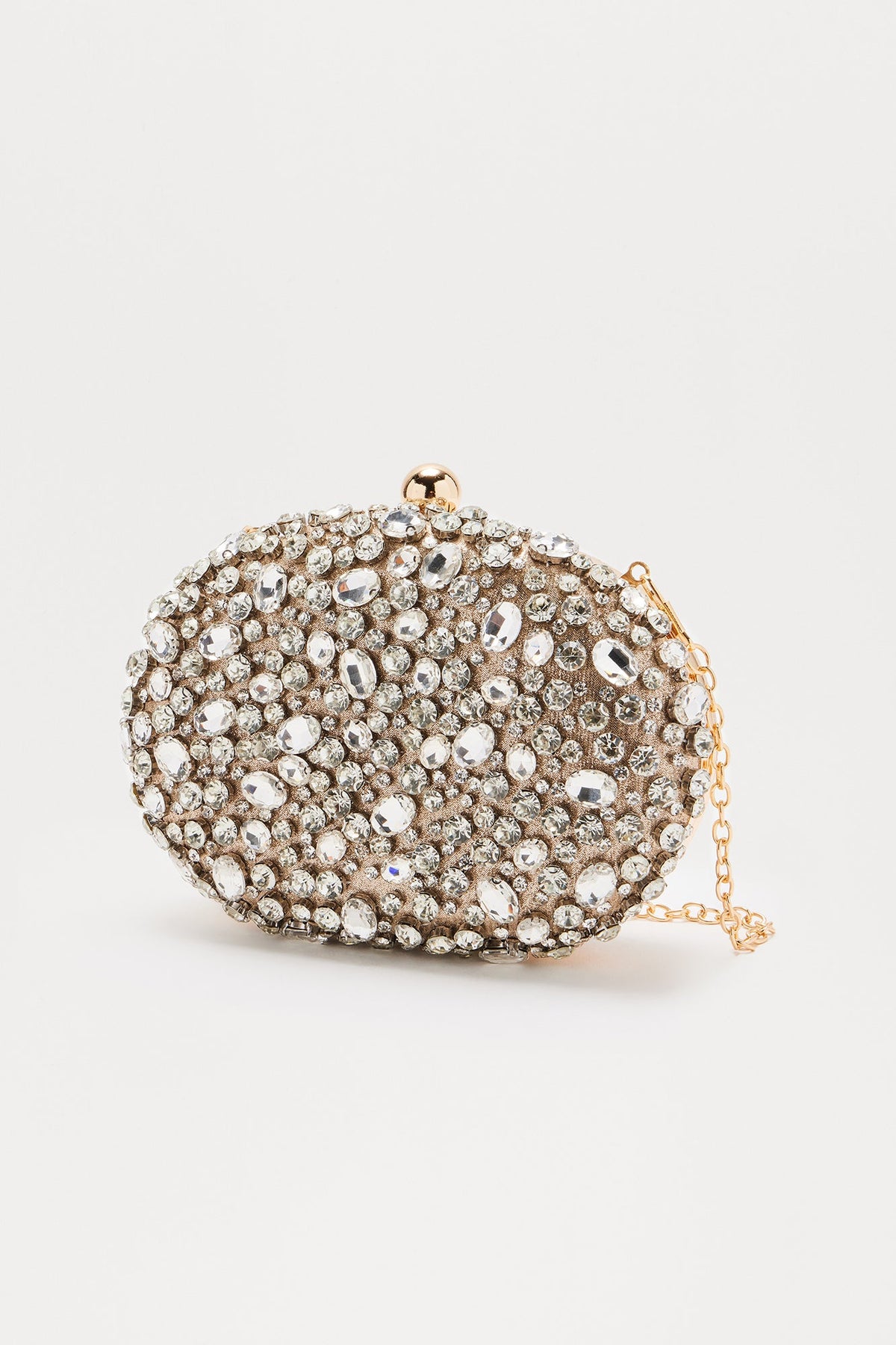 Bolsa Feminina Strass Dourado – Doce Malícia