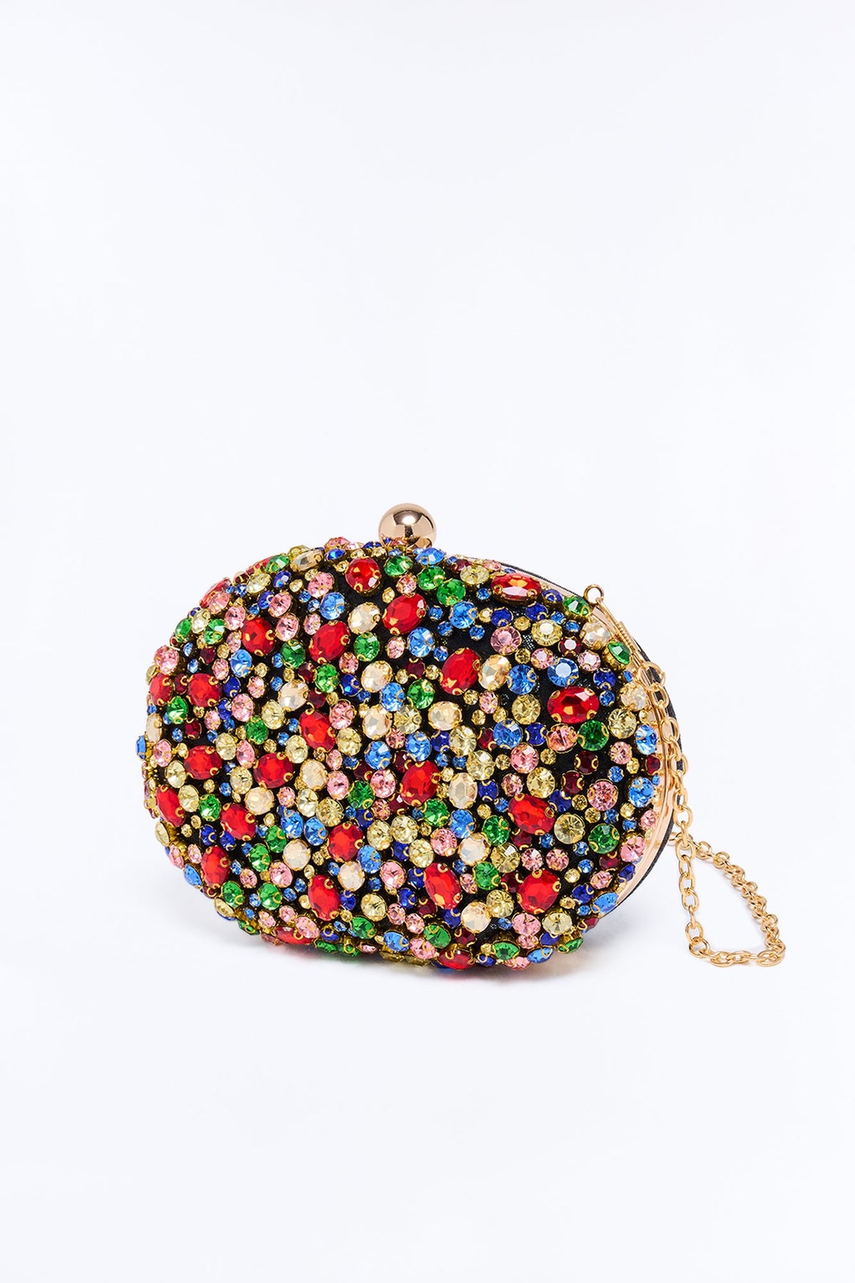 Bolsa Feminina Strass Dourado – Doce Malícia