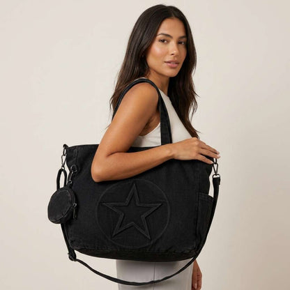 Bolsa Feminina Tote Preto – Doce Malícia - Preto