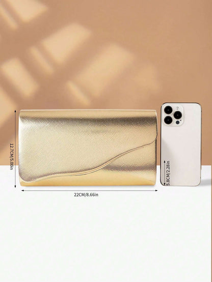 Bolsa Feminina Transversal Dourado – Doce Malícia