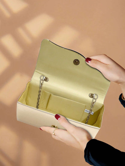 Bolsa Feminina Transversal Dourado – Doce Malícia